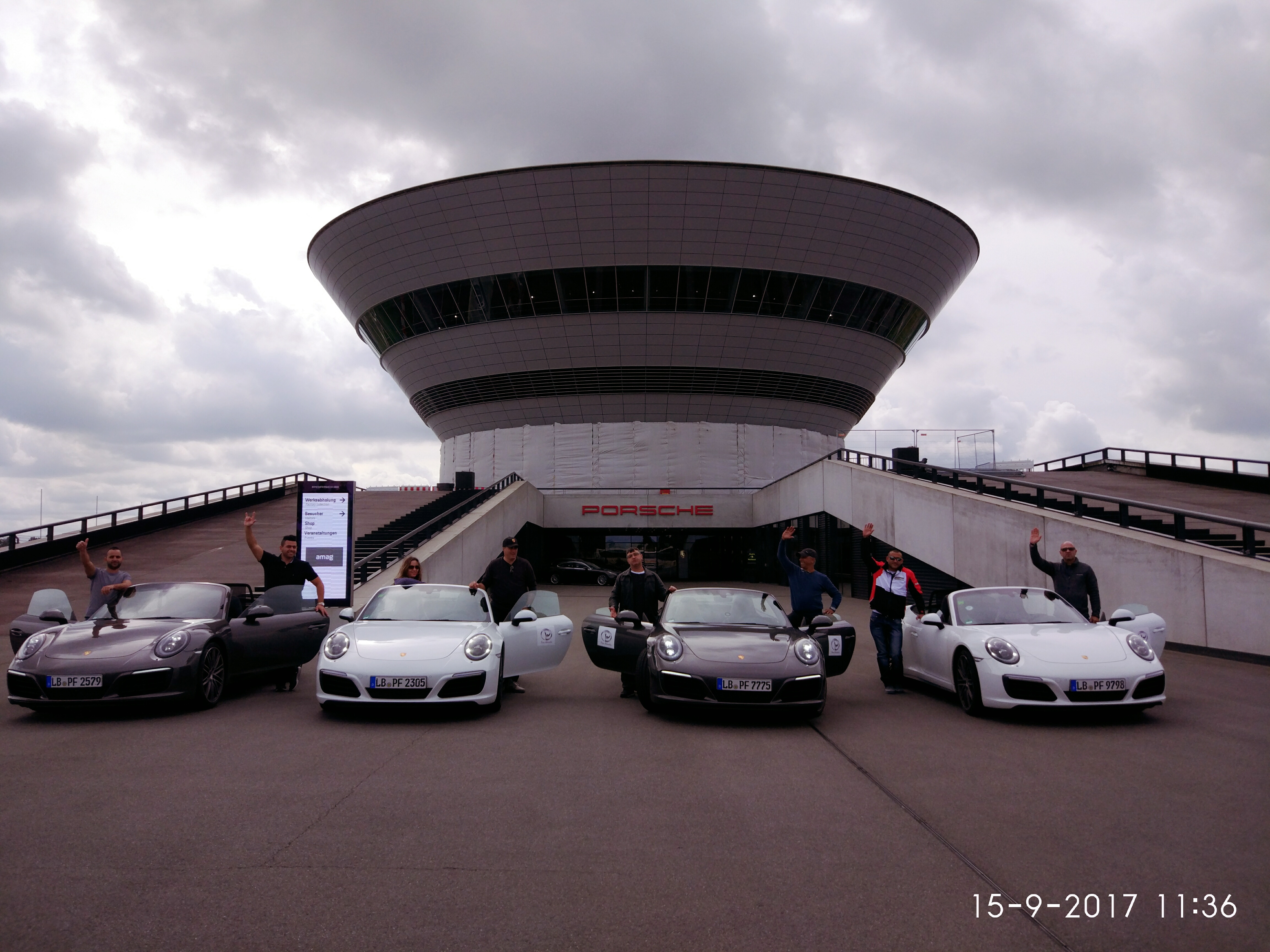 Group at Porsche Museum Leipzig